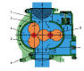 pompa próżniowa z wirujacymi tłokami Root's- zasada działania,