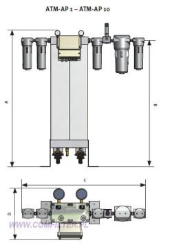 moduł przygotowania powietrza medycznego ATM-AP - KSI Filtertechnik,